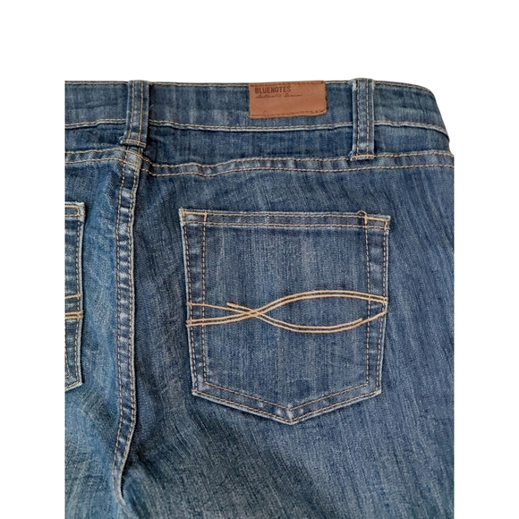 Bluenotes Blue Flare Wide Leg Jeans - Picture 6 of 8
